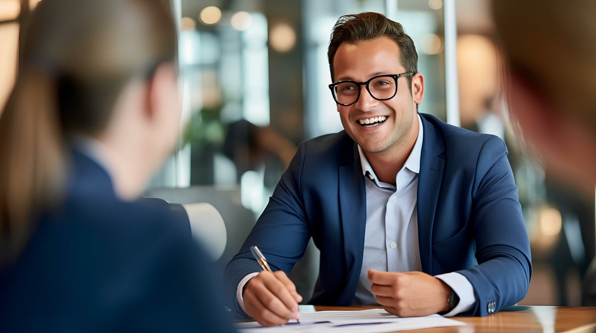 confident financial advisor providing expert guidance
